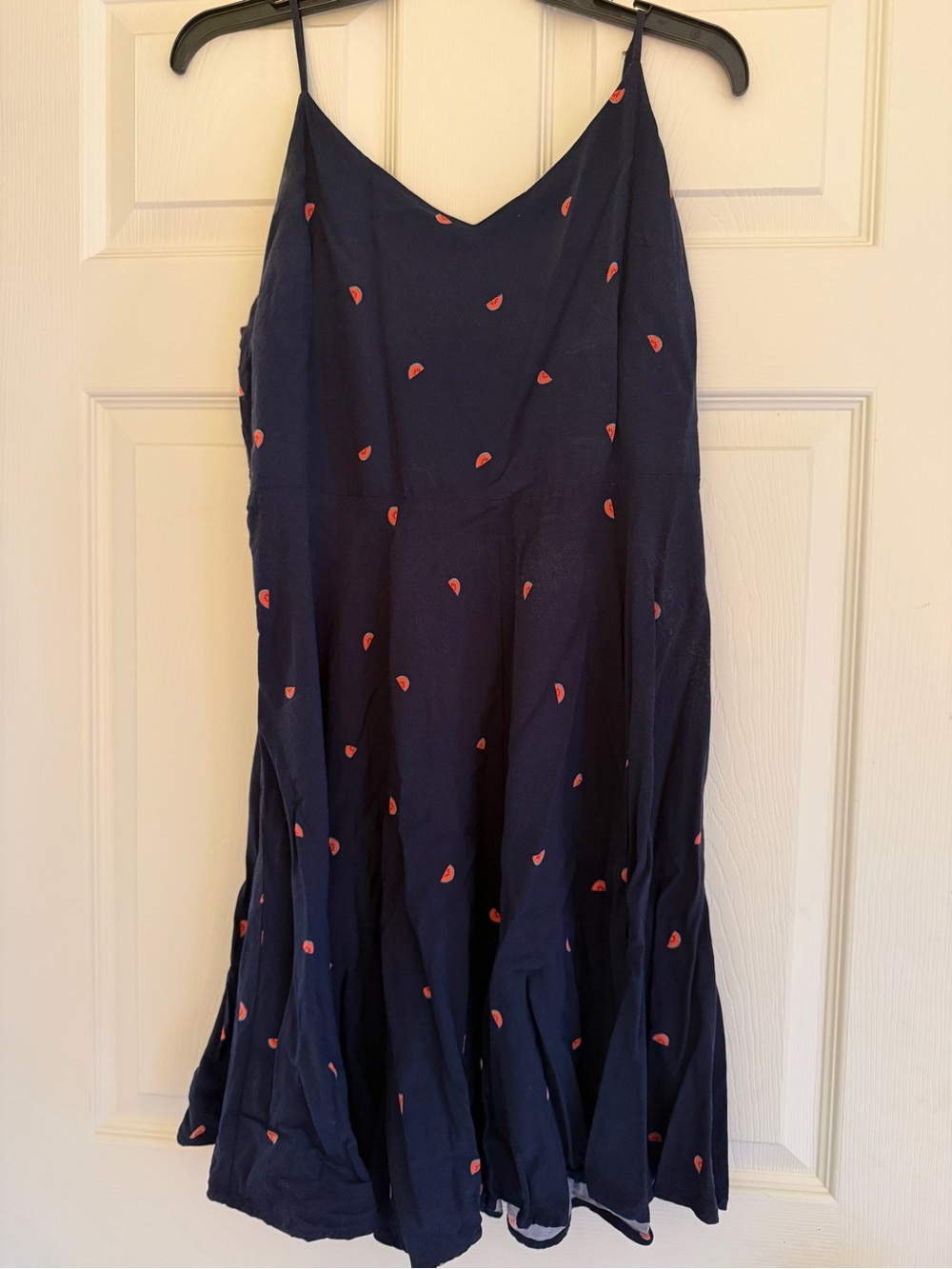 GAP Navy Slip Dress with watermelon Print